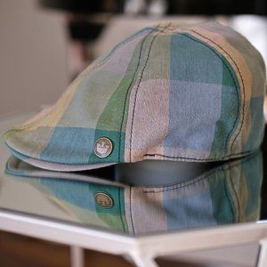Goorin Bros Plaid Flat Cap Hat | EUC
